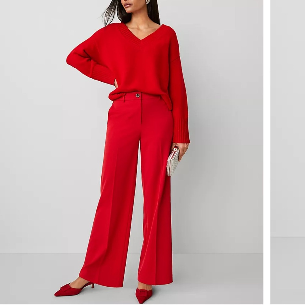 Ann Taylor Red Women's Pants NWT